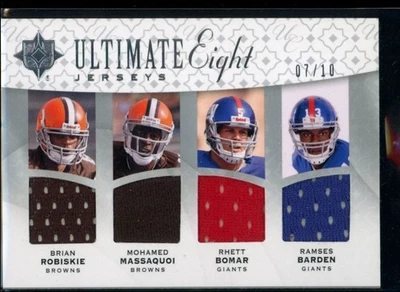 2009 Ultimate Collection Ultimate Eight Jerseys Brian Robiskie/Mohamed - Image 1 of 2