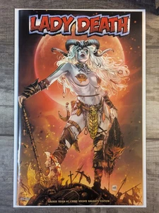 LADY DEATH: SAVAGE REIGN #1 - MIKE KROME NAUGHTY EDITION 46/69 NM+ - Picture 1 of 8