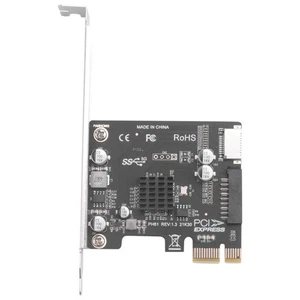 1X(Pci Express Card Pcie to USB3 Type-E Front Type-C 19P Expansion Card4070 - Photo 1/8