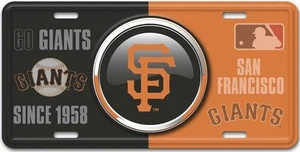 San Francisco Giants MLB Bullseye License Plate - Picture 1 of 1