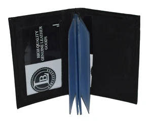 Portaimágenes para tarjetas pequeñas cuero genuino 16 páginas hombre mujer por Leatherboss - Imagen 1 de 6