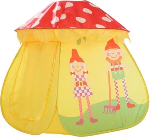Kids Play Pop Up Tent Fun Yellow Mushroom Play House for Boys & Girls - Picture 1 of 5