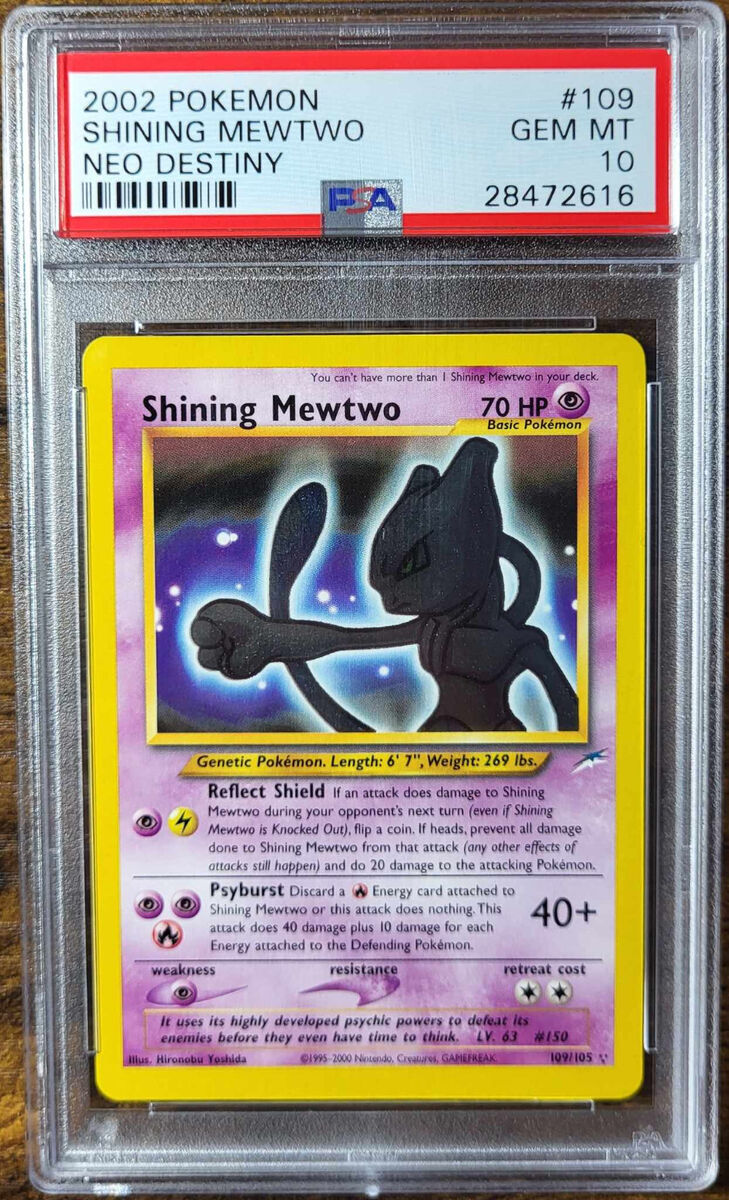 Mewtwo Pokémon TCG Professional Sports Authenticator (PSA Mewtwo Pokémon TCG Professional Sports Authenticator (PSA