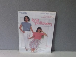 Patrones JERSEY DE PUNTO 4 gráficos 1985 Darla Sims ARTES DE OCIO 357 ENCAJE DE OJALES - Imagen 1 de 4