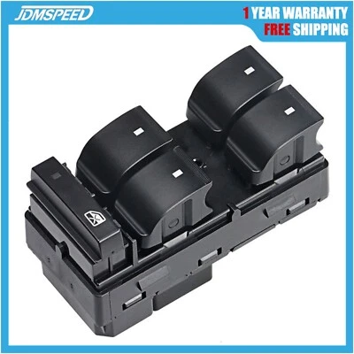 Interruptor de ventana principal luces rojas conductor izquierdo para GMC Acadia 2008-2015 20945224 Foto 1 de 4