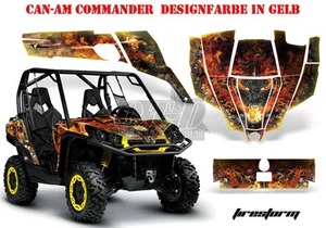 KIT GRÁFICO DE DECORACIÓN DE CARRERAS AMR UTV CAN-AM COMMANDER, MAVERICK FIRESTORM B - Imagen 1 de 9