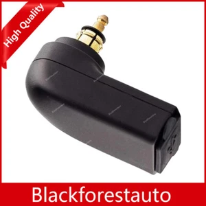 Black For BMW Din Hella Plug Dual USB 4.8A Motorcycle Charger Adapter Waterproof - Picture 1 of 6