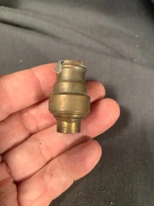 Antique Small Brass XDX Candelabra Lamp Light Socket 75w 125v - Picture 1 of 5