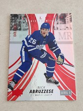 2022-23 TRILOGY NICK ABRUZZESE RC #111 RED SP #/299 TORONTO MAPLE LEAFS NICE!