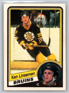 1984-85 O-Pee-Chee #7 Ken Linseman Boston Bruins Hockey Card - Picture 1 of 2