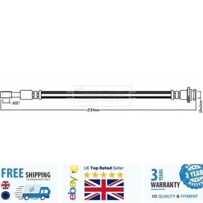 Brake Hose BBH8222 For Nissan PATROL 97-00 46210-VB200 - Image 1 of 4