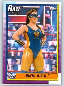 2021 Topps Heritage WWE - Nikki A.S.H. #31 (RC) GREZZO - Foto 1 di 2