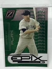 2005 Donruss Zenith Epix Green Play # /150 Ted Williams #E-20 HOF