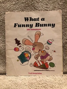 1985 book - What a funny bunny, abc adventures by Pat Whitehead - Picture 1 of 6