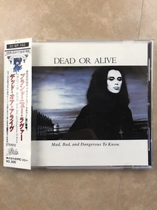 DEAD OR ALIVE/Pete Burns JAPANESE CD Mad Bad & Dangerous To Know w/OBI RARE - Picture 1 of 3