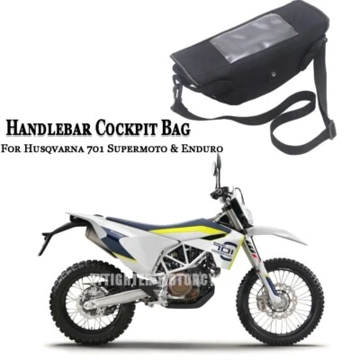 Bolsas de manillar impermeables Bolsas de cabina para Husqvarna 701 Supermoto y Enduro Foto 1 de 4