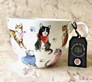 PORTOBELLO By DESIGN Life Is Better With a Cat Large Mug NEW! - Picture 1 of 5
