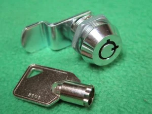 12 3/4" CROMO TUBOLARE CHIAVE CHIAVE CAMMA SERRATURA CILINDRO CASSETTO SCHEDARIO DISTRIBUTORE - Foto 1 di 1