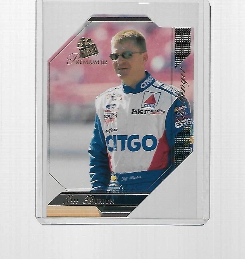 2002 PRESS PASS PREMIUM RACING DIE-CUT JEFF BURTON #56 - Image 1 of 1