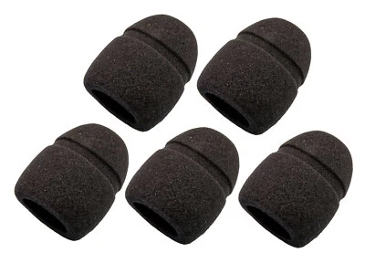 5er Set deetech WS-5b-R Mikrofon Windschutz / Popschutz, schwarz, mit Rezess - Bild 1 von 4