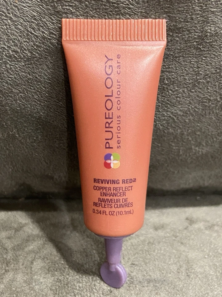 PUREOLOGY REVIVING ROJO COBRE REFLECTANTE POTENCIADOR CABELLO TRATADO CON COLOR - 0,34 OZ Foto 1 de 4