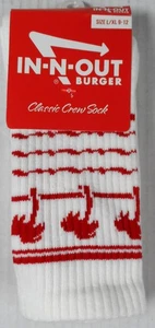 In N Out Burger Herren L/XL (9-12) Classic Crew Drink Cup Socken Baumwollmischung Neu - Bild 1 von 3