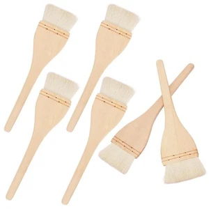 Artist's Choice Hake Paint Brush Set - Pack of 6 Flat Hake Brushes (3 inch), ... - Picture 1 of 7