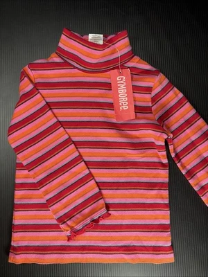 NWT Gymboree Girl's Vintage Long Sleeve Turtleneck Shirt Size 3 Ruffle Cuff - Image 1 of 4