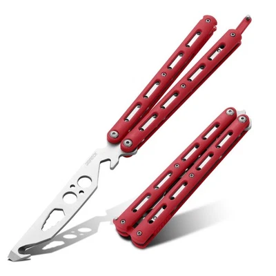 Butterfly Trainer Training Dull Tool Orange Metal knife Practice Bottle Opener - Image 1 of 4