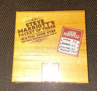 Steve Marriott Packet of Three WATCH YOUR STEP Final Performances Live 91  4 CDs Foto 1 de 2