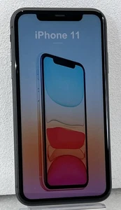 PRE-OWNED - APPLE, INC. IPHONE 11 GSM+CDMA 64GB BLACK - UNLOCKED - Photo 1 sur 9