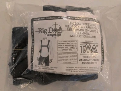 Tree Stand Safety Full Body Fall Arrest Harness Big Dog - Up to 300lb - New - Image 1 of 2