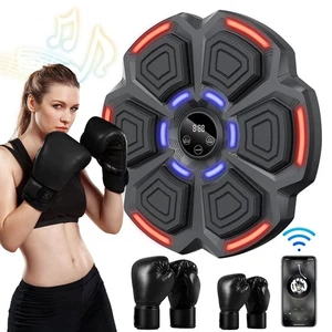 Adults Music Boxing Machine Bluetooth Smart Boxing Training Machine Wall Target - Picture 1 of 15