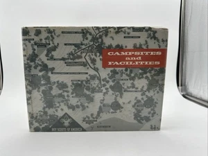 Boy Scouts of America Campsites & Facilities Hardcover Book BSA Vintage Scouting - Foto 1 di 7
