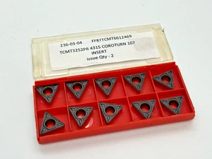 Sandvik TCMT 32.52 PR 4315 New Carbide Inserts - Qty. 10 - Picture 1 of 2