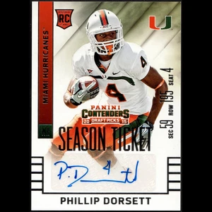 PHIILLIP DORSETT 2015 Panini Contenders Draft Picks #103 Season Ticket Auto RC - Picture 1 of 2