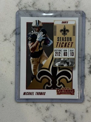 Boleto de temporada 2018 Contenders Michael Thomas Red Zone Saints  Foto 1 de 2