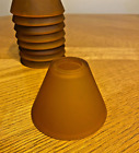 Tech Lighting Amber Brown Glass Shade Tiella Monorail Visual Comfort Sola Head