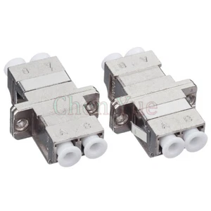 10pcs LC/UPC Duplex SM LC Type Fiber Optic Adapter LC Optical Fiber Coupler - Picture 1 of 5