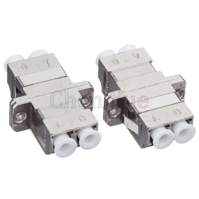 10pcs LC/UPC Duplex SM LC Type Fiber Optic Adapter LC Optical Fiber Coupler - Image 1 of 4