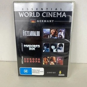 DVD Essential World Cinema Fitzcarraldo / Caja de Pandora / Europa Europa en muy buena condición - Imagen 1 de 5