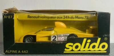 Modellino auto da collezione RENAULT VAINQUEUR AUX  LEMANS 78 1/43 SOLIDO Mod24 - Immagine 1 di 4