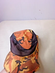 JFH Group Naranja Camuflaje Cubo Sombrero Malla con Cuello Solapa Para Hombre Talla L - Imagen 1 de 6