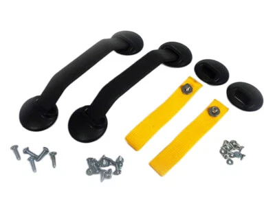 Door Handles Loops Set Yellow for Porsche 911 964 993 RS Door Panels - Image 1 of 2