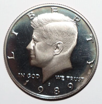 1989 S Kennedy Clad Proof Half Dollar (E177) - Image 1 of 2