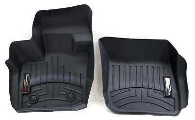 全新 WeatherTech 前地板衬里套装 黑色 449611 Fusion MKZ 2017-2020 — 第 1/3 张图片