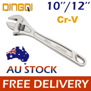 10" 12" Wrench Shifter Spanner 30mm/40mm Adjustable Heavy Duty Grade Hand Tool - Picture 1 of 9