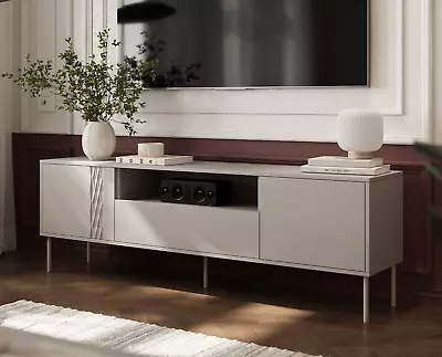 TV-Lowboard Tresse 180 EF TV Schrank Metallfüße Modern Wohnzimmer Kollektion - Bild 1 von 4