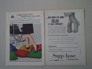 advertising Pubblicità 1962 CALZE SUPP-HOSE SANTAGOSTINO - Bild 1 von 1