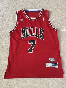 Vintage NBA Adidas HWC Chicago Bulls Tony Kukoc Trikot 7 Herren groß genäht Jordan Kerr - Bild 1 von 9